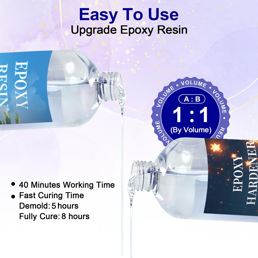 1:1 Ratio High Transparency Ep - Epoxy Uv Resin Kit บทวิจารณ์และราคา