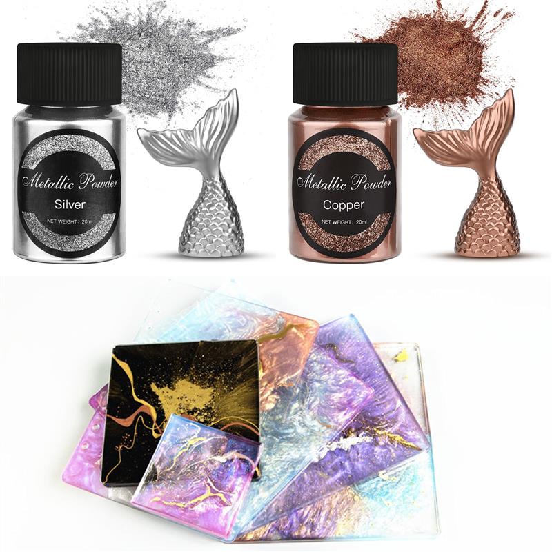 20 Ml Shimmer Metallic Gold Si - Resin Pigment Set บทวิจารณ์และราคา