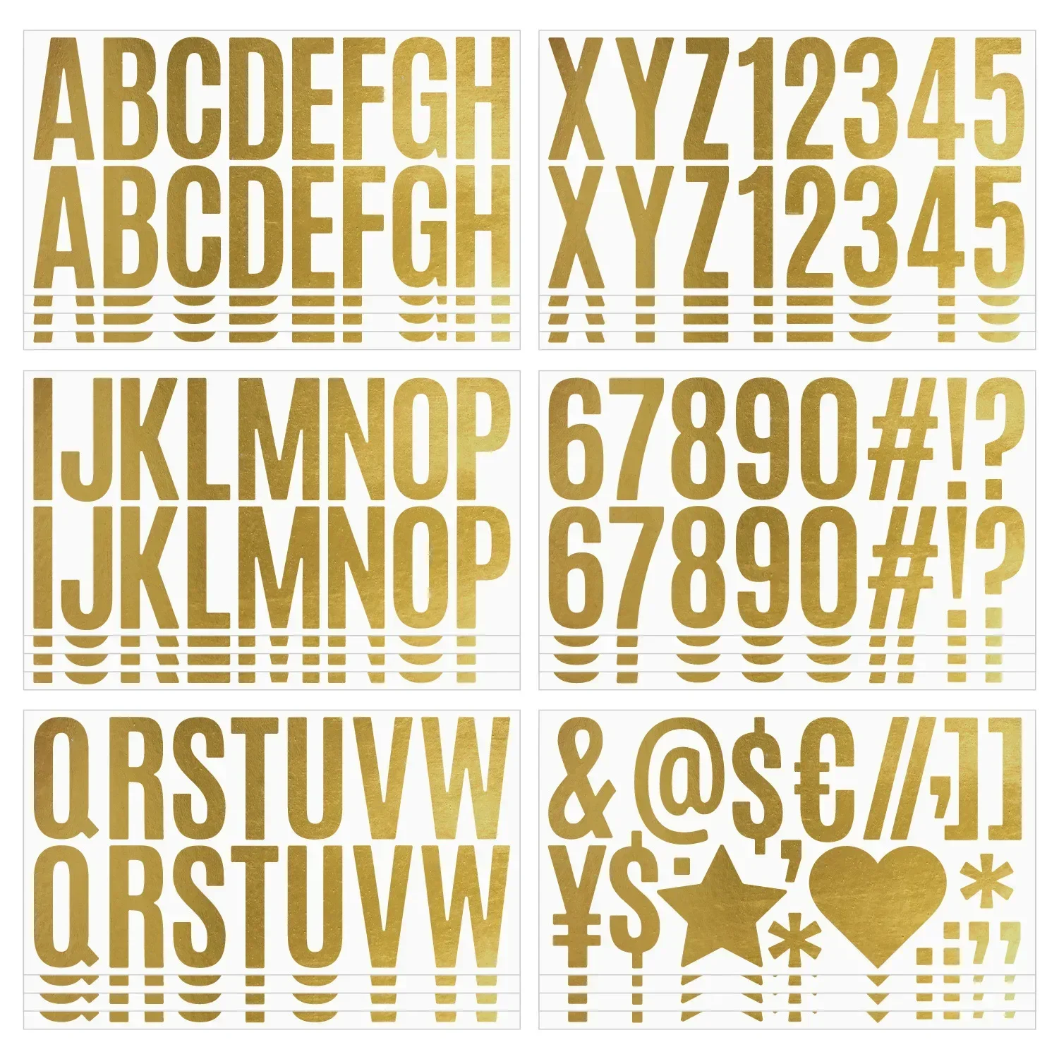 100 Pcs 6 Sheets Gold Letter S - Gold Foil Flakes บทวิจารณ์และราคา