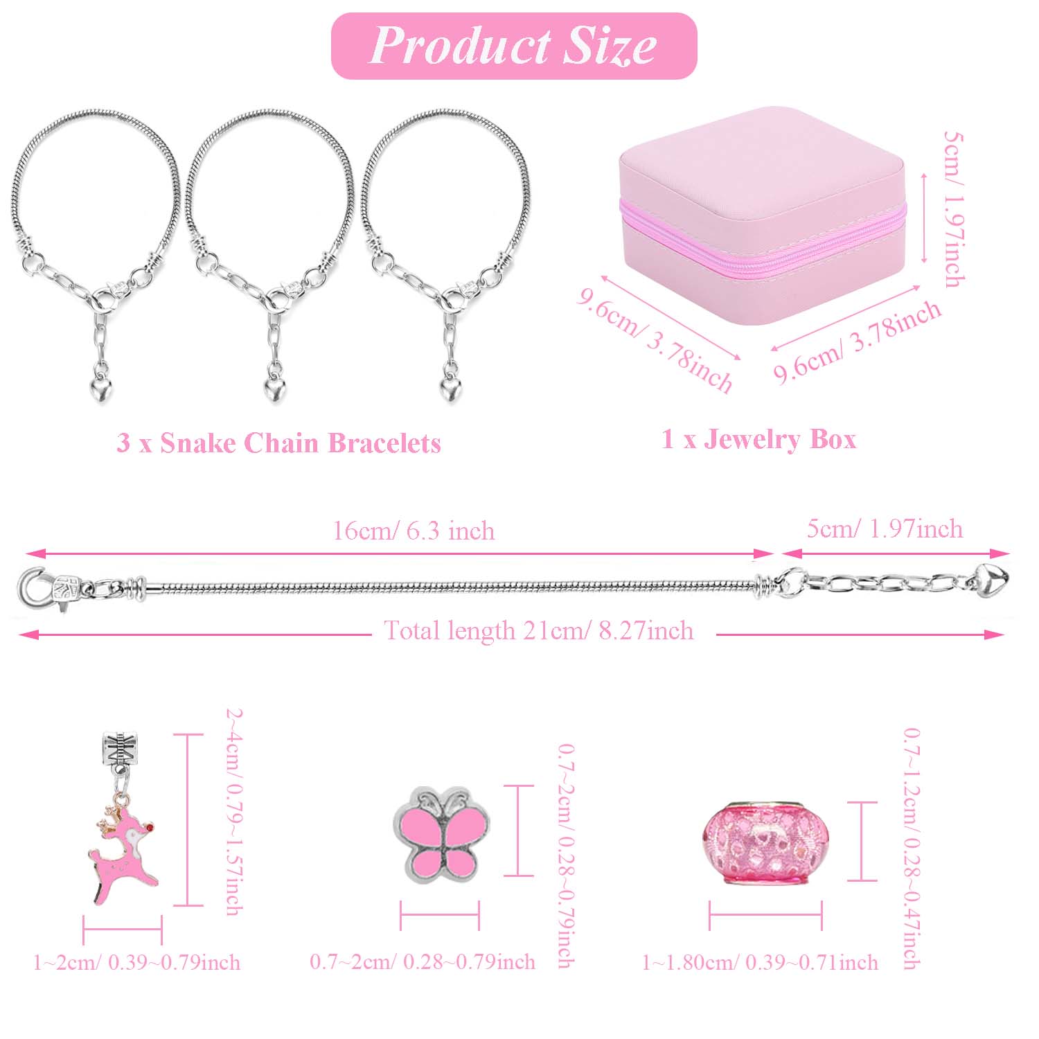 68pcs pink beaded jewelry set, - Resin Craft Projects บทวิจารณ์และราคา