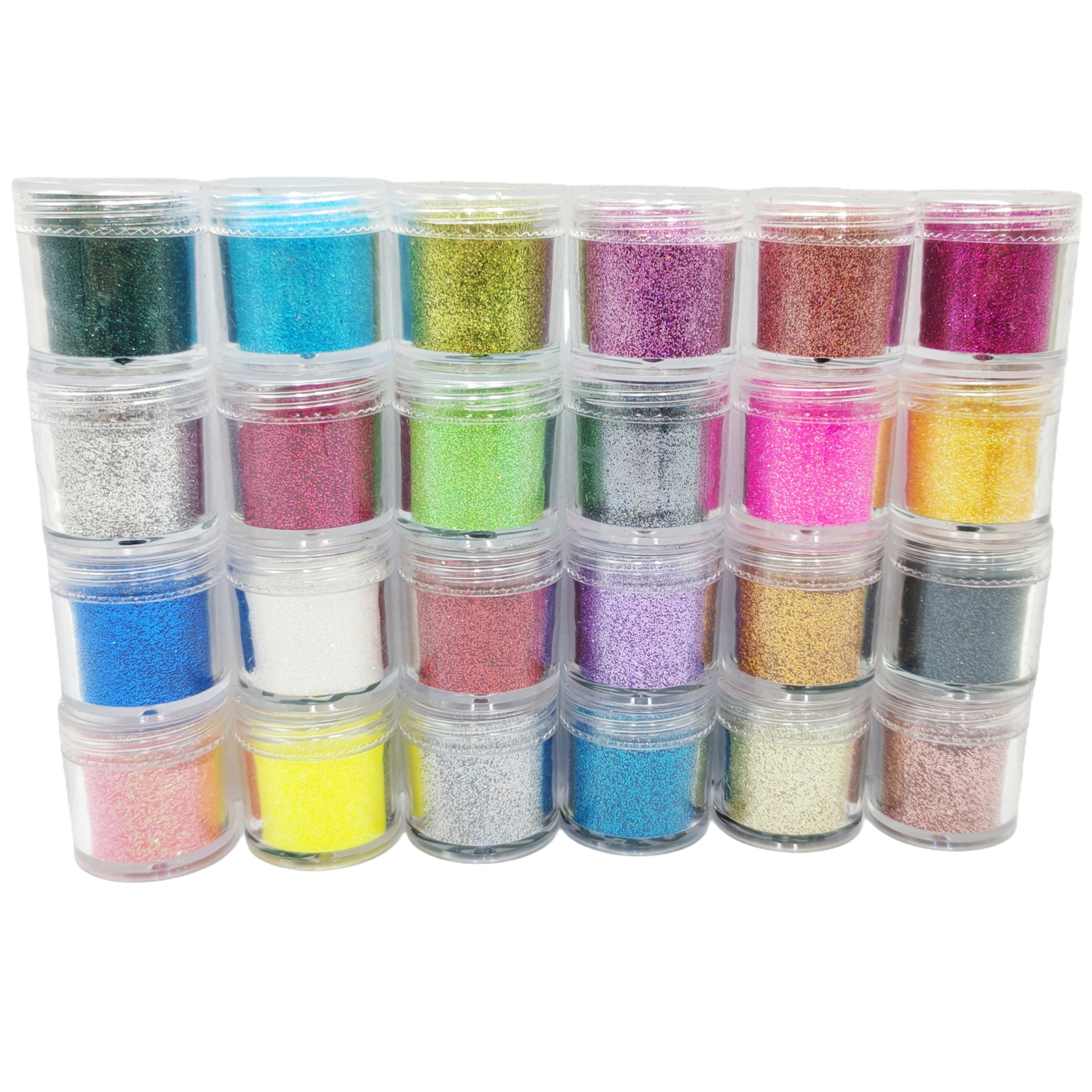 24-Color Cosmetic Iridescent H - Resin Glitter Pack บทวิจารณ์และราคา