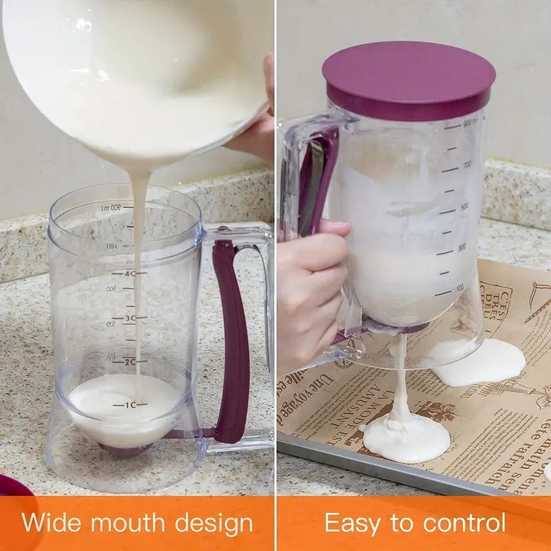 900ml Batter Dispenser Cupcake - Mixing Cup Silicone บทวิจารณ์และราคา