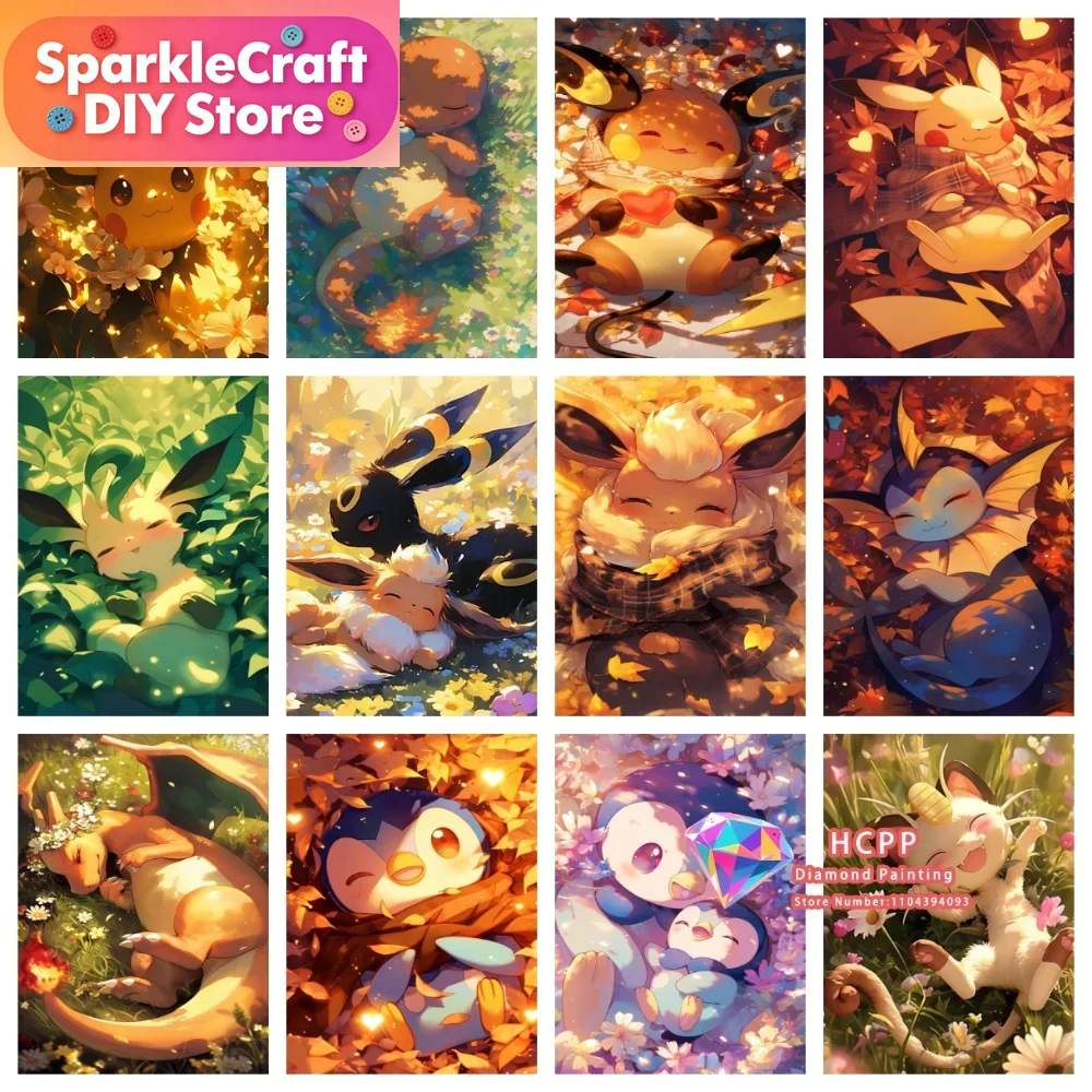 1pc frameless Cartoon Pokemon  - Resin Craft Supplies บทวิจารณ์และราคา
