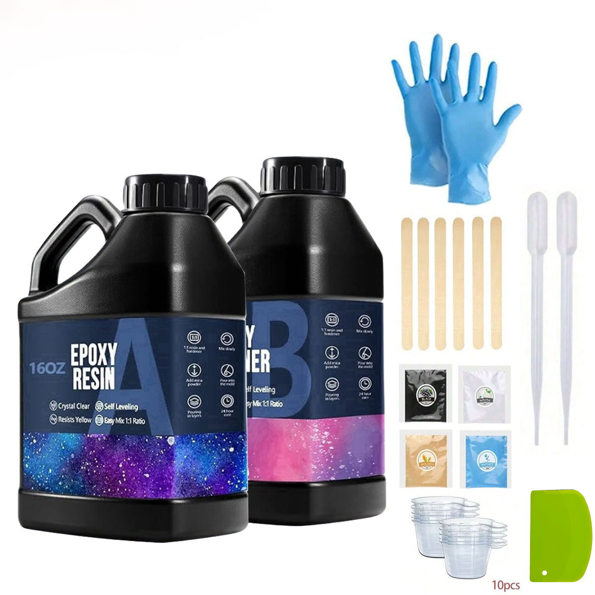 1000ml Crystal Clear Epoxy Res - Resin Jewelry Kit บทวิจารณ์และราคา