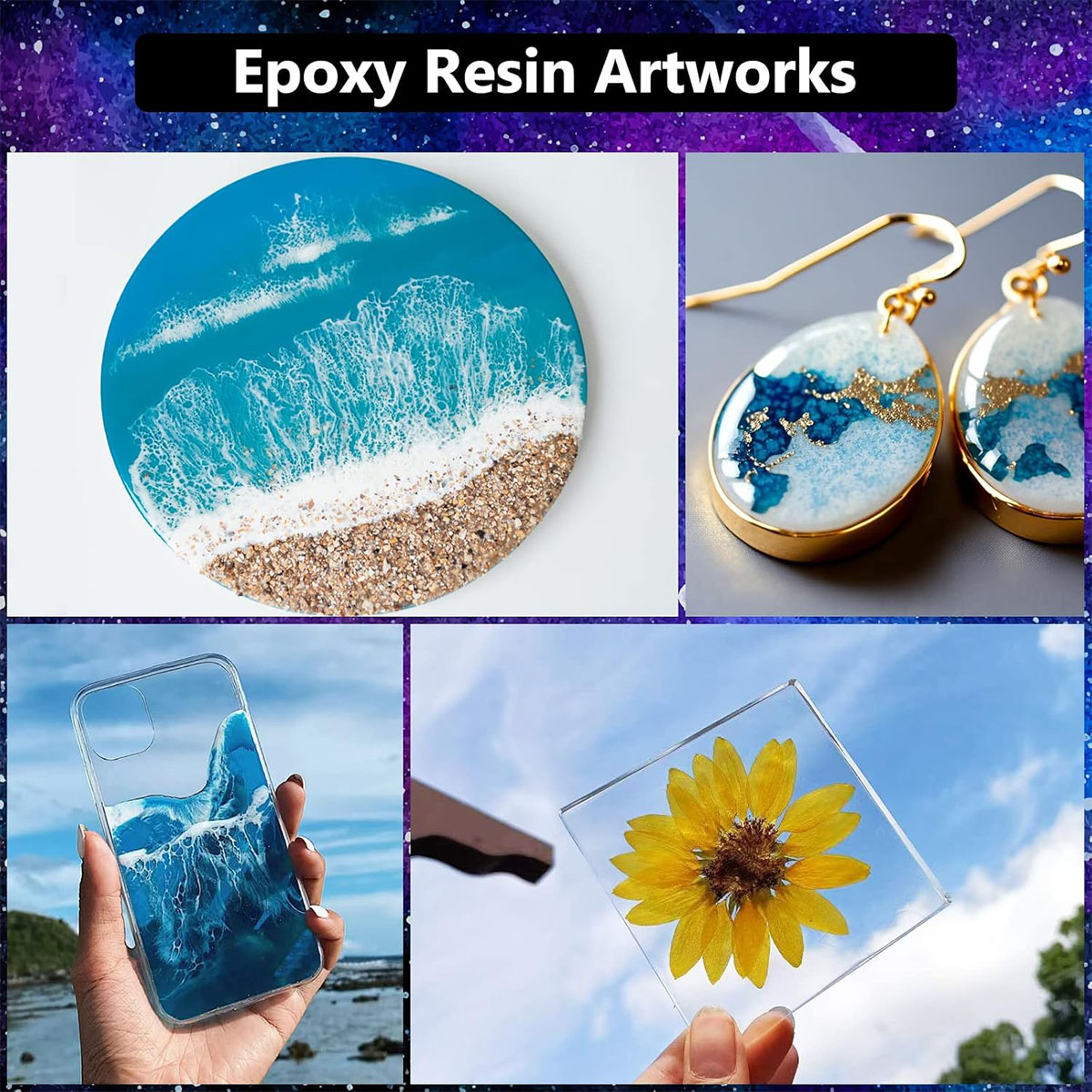 1000ml Crystal Clear Epoxy Res - Resin Jewelry Kit บทวิจารณ์และราคา