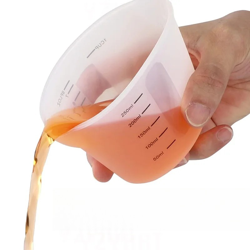 1pc Creative Simple 500ml /250 - Mixing Cup Silicone บทวิจารณ์และราคา