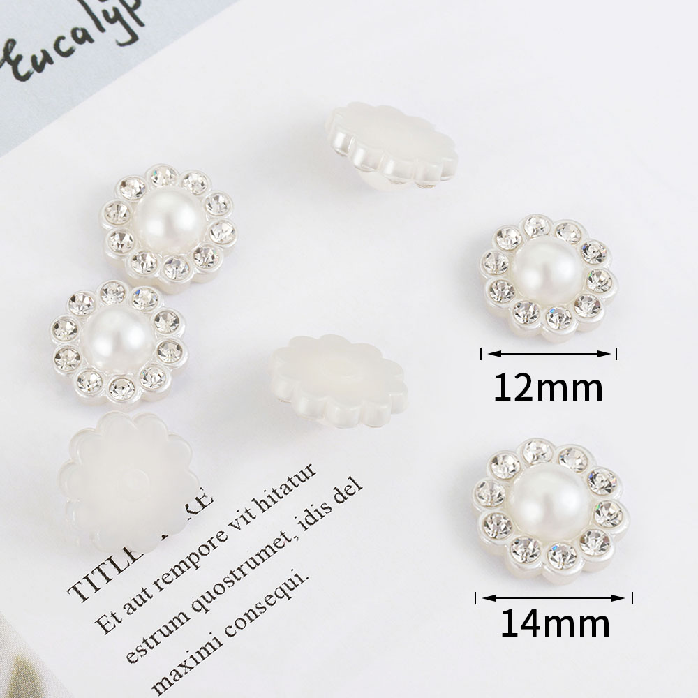 50pcs White Flat Imitation Pea - Flower Preservation Resin บทวิจารณ์และราคา
