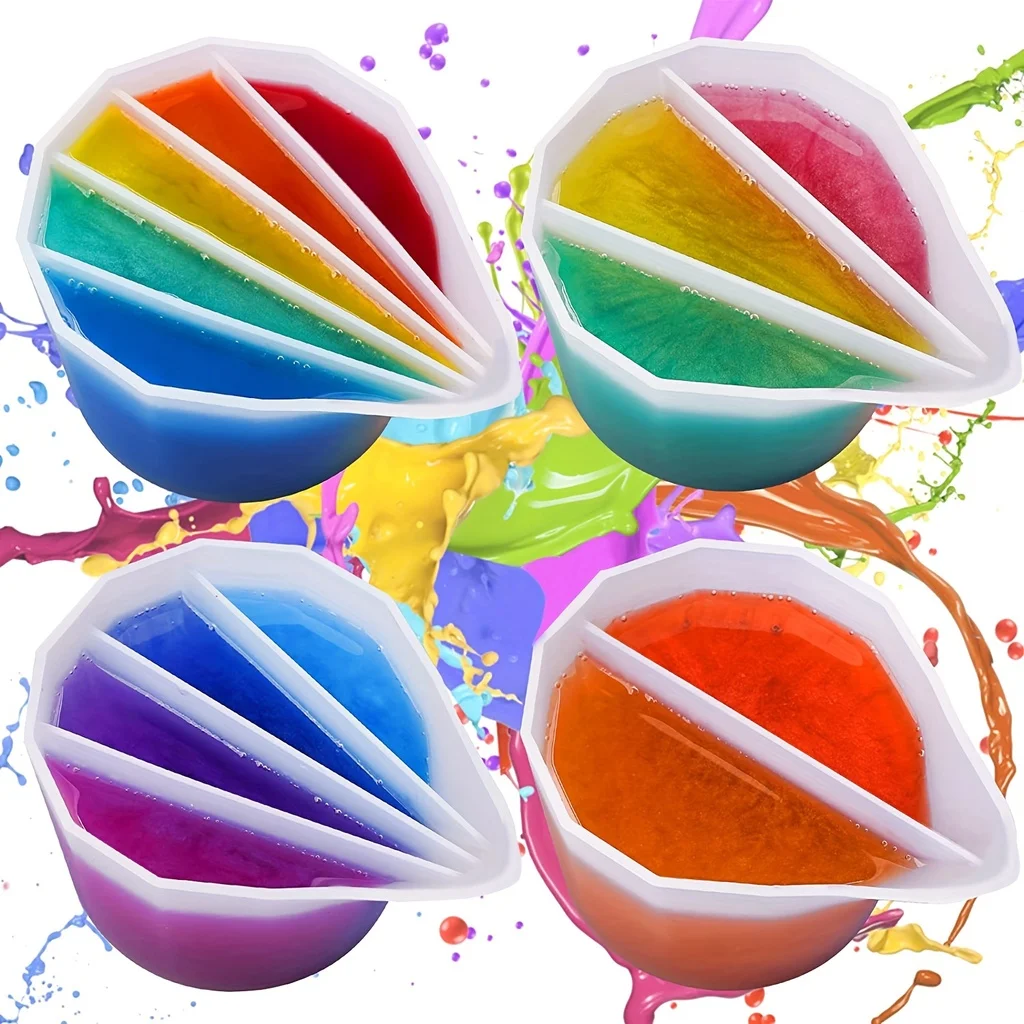 Color Mixing Split Cup For Pou - Mixing Cup Silicone บทวิจารณ์และราคา