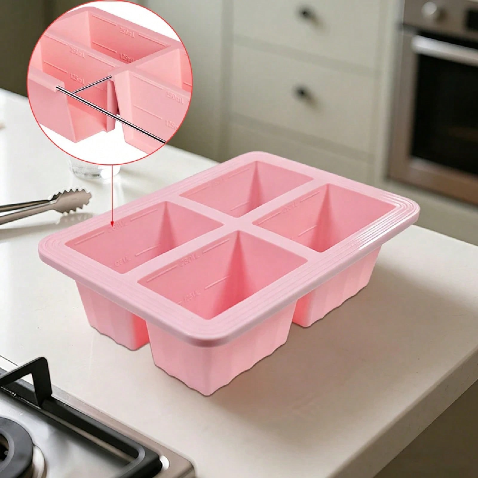 Reusable Silicone Soup Freezer - Silicone Mold Tray บทวิจารณ์และราคา