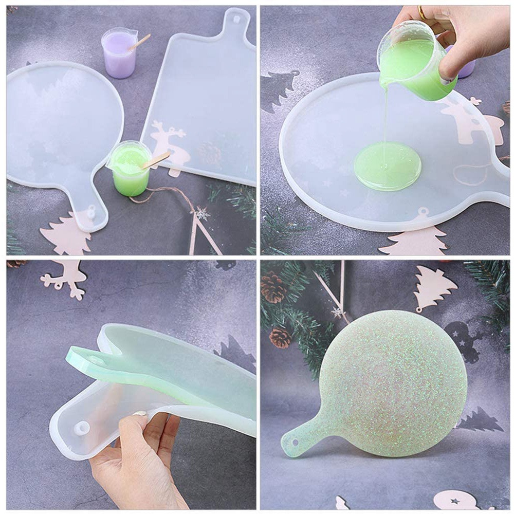 J1UL1N Resin Tray Silicone Mol - Serving Tray Mold บทวิจารณ์และราคา
