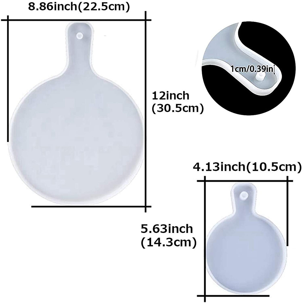 J1UL1N Resin Tray Silicone Mol - Serving Tray Mold บทวิจารณ์และราคา