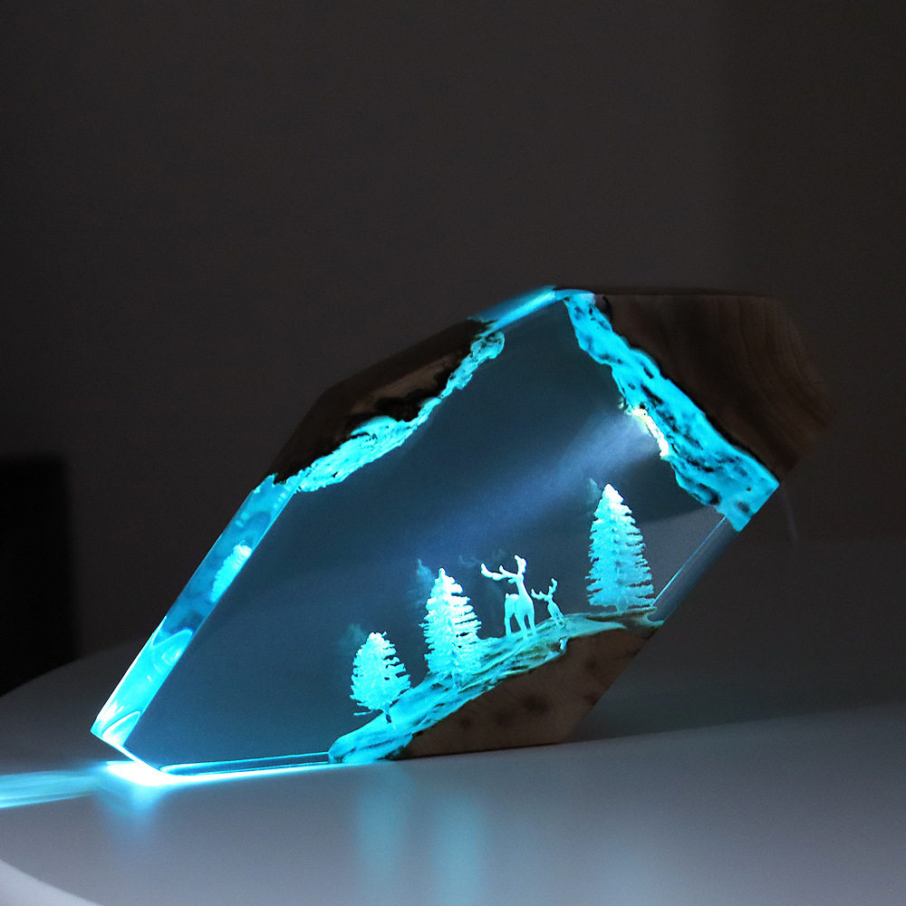 Forest Fairy Deer Desktop Art  - Resin Crafts บทวิจารณ์และราคา