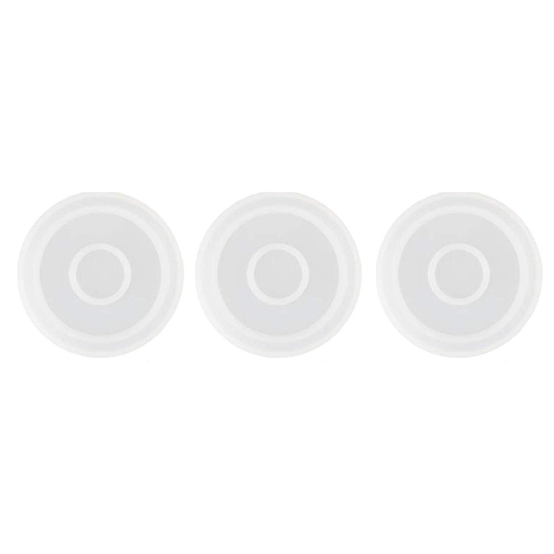3 Pack Big DIY Round Coaster S - Coaster Mold Round บทวิจารณ์และราคา