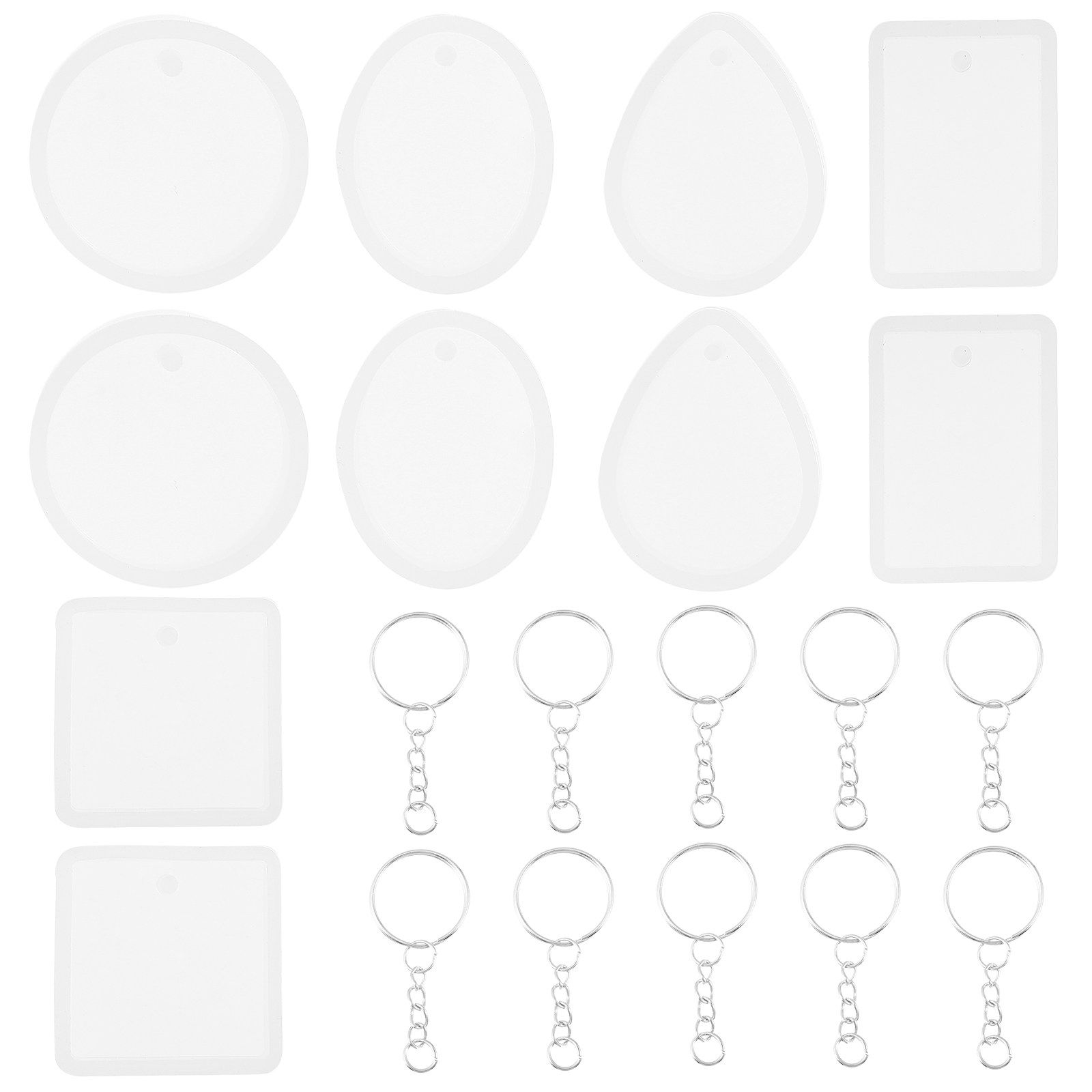 10pcs Diy Keychain Pendant Cha - Resin Crafts Diy บทวิจารณ์และราคา