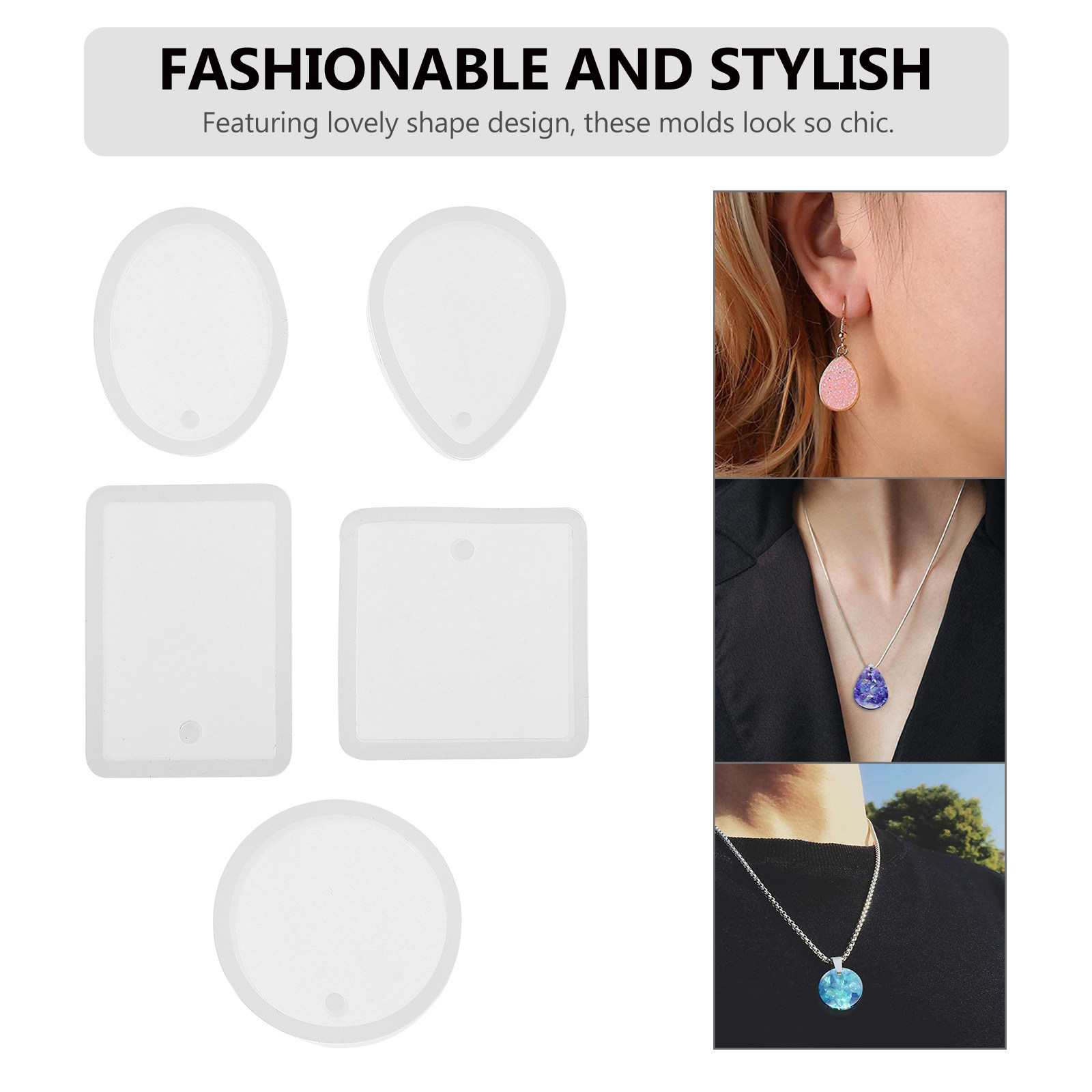 10pcs Diy Keychain Pendant Cha - Resin Crafts Diy บทวิจารณ์และราคา