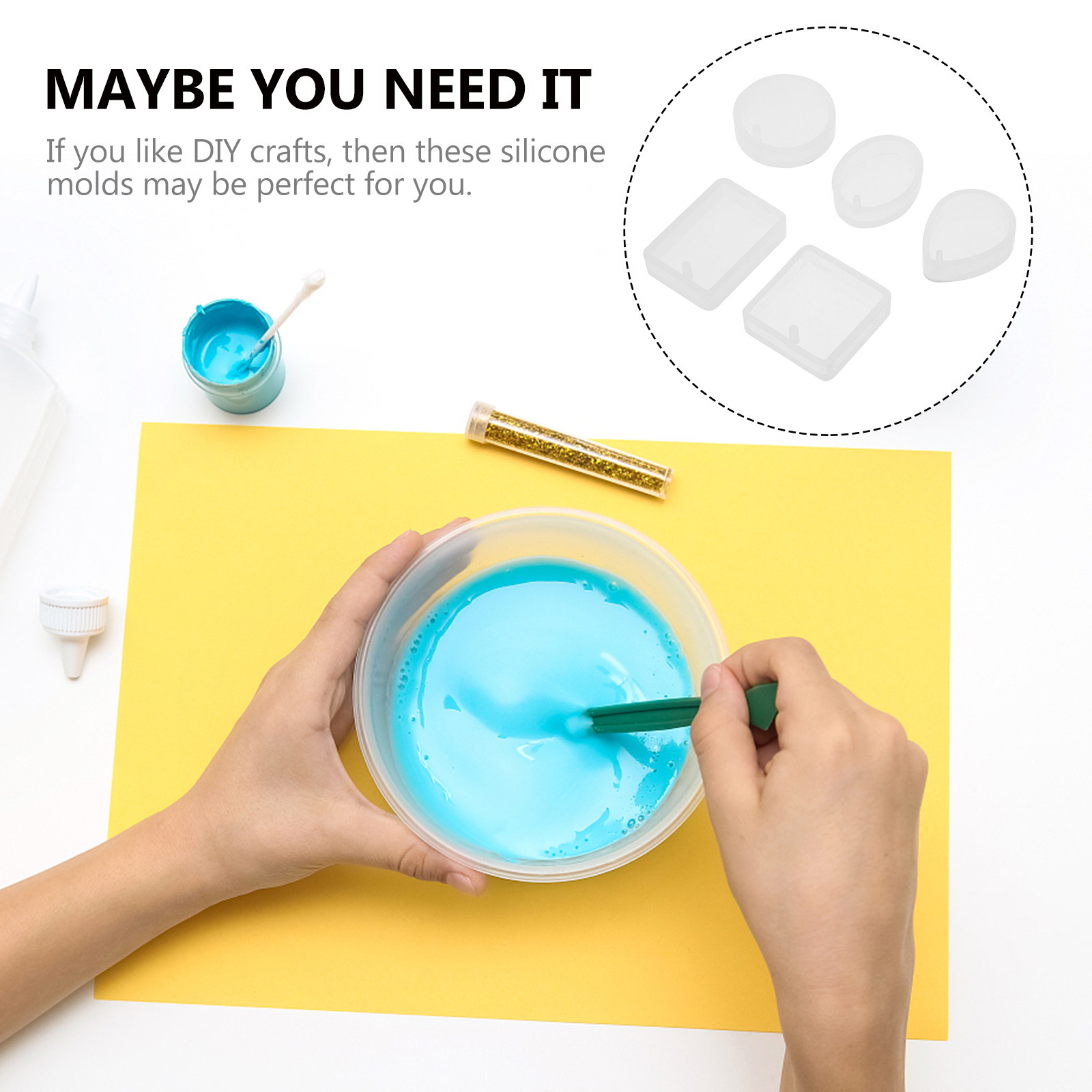 10pcs Diy Keychain Pendant Cha - Resin Crafts Diy บทวิจารณ์และราคา
