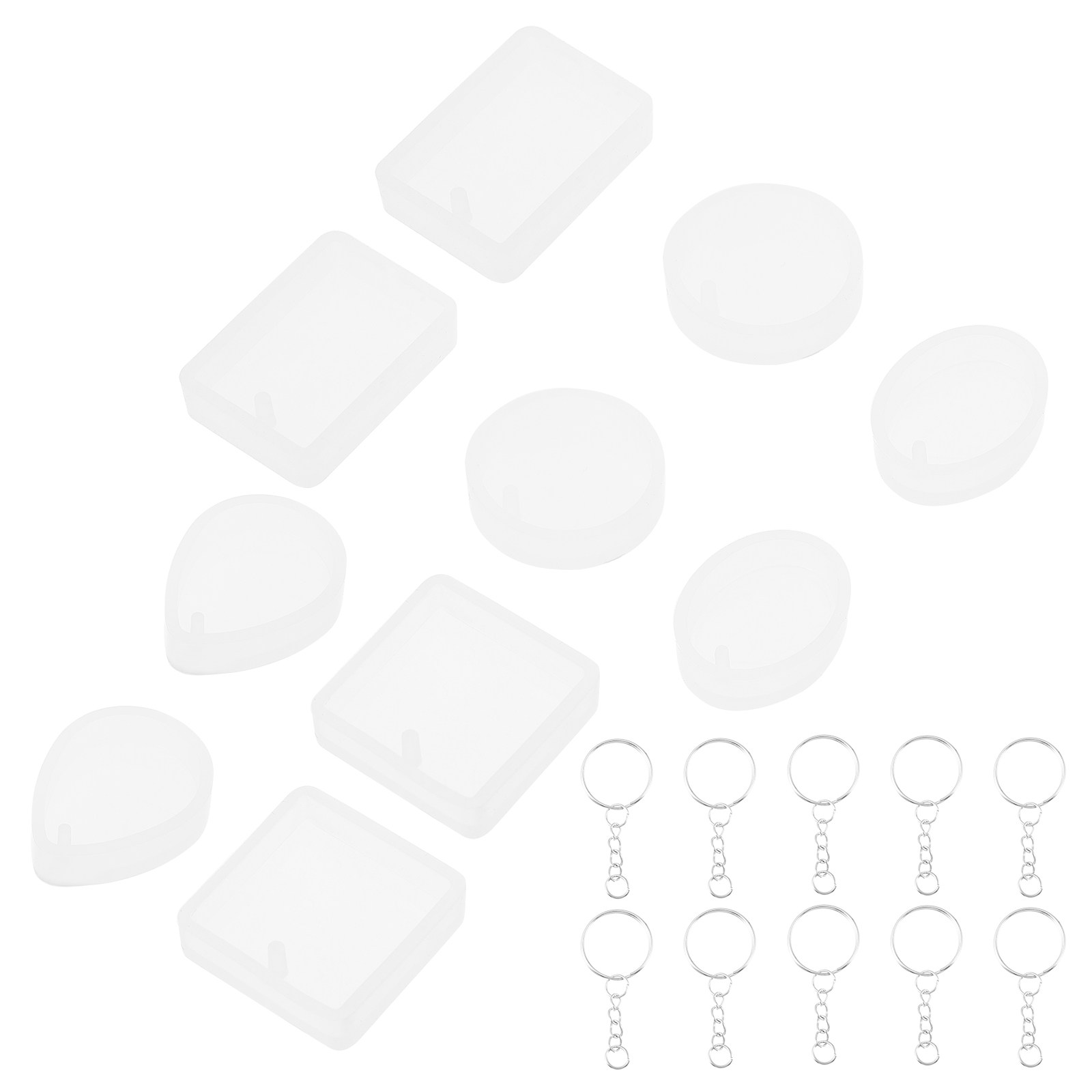 10pcs Diy Keychain Pendant Cha - Resin Crafts Diy บทวิจารณ์และราคา