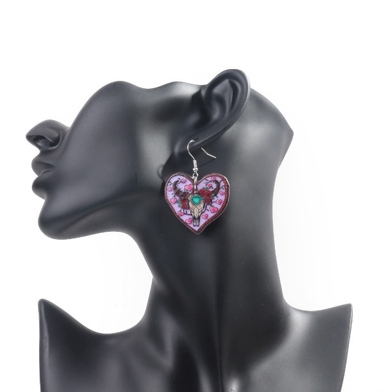 Dried Flower Earrings Heart Re - Dried Flower Bulk บทวิจารณ์และราคา