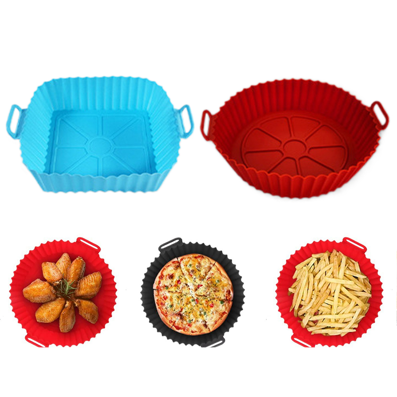 Silicone Fryer Mold Air Fryer  - Silicone Mold Tray บทวิจารณ์และราคา