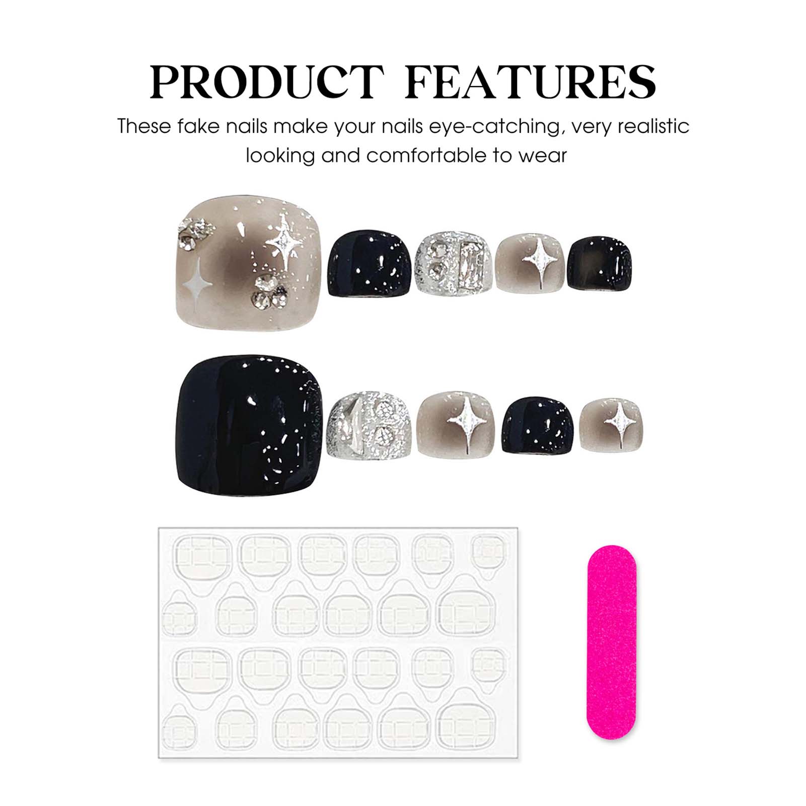 10pcs Glossy Square Fake Toena - Resin Craft Material บทวิจารณ์และราคา