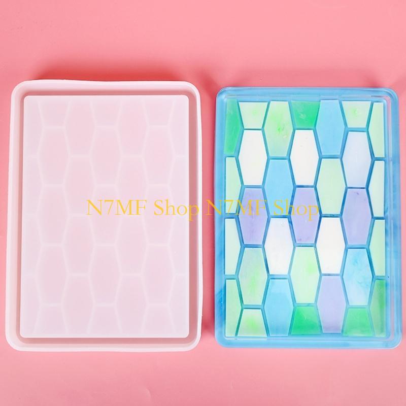 N7MF Honeycomb Rectangle Tray  - Serving Tray Mold บทวิจารณ์และราคา