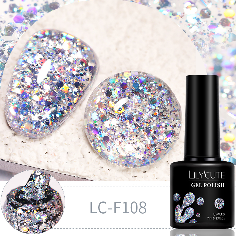 LILYCUTE 7ml 6Pcs/Set Glitter  - Resin Glitter Pack บทวิจารณ์และราคา