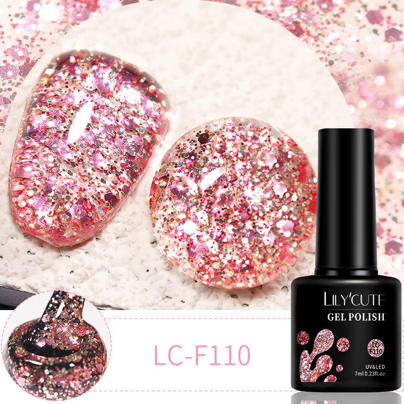 LILYCUTE 7ml 6Pcs/Set Glitter  - Resin Glitter Pack บทวิจารณ์และราคา