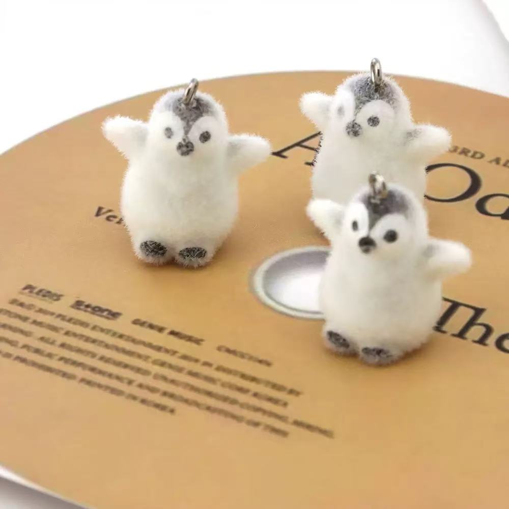 5pcs Flocking Small Penguin Re - Resin Craft Projects บทวิจารณ์และราคา