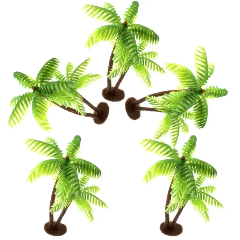 5Pcs Mini Plastic Coconut Palm - Terrarium Moss Art บทวิจารณ์และราคา