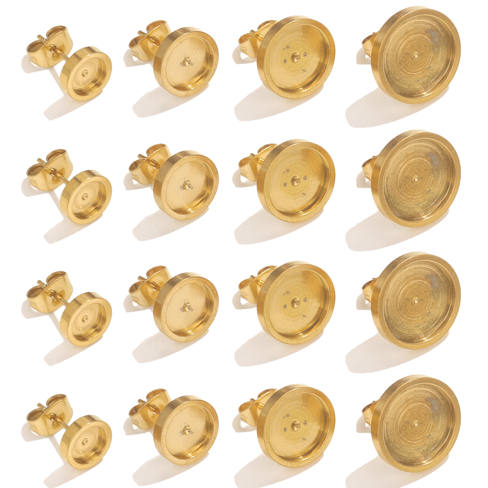 10pcs Stainless Steel Gold Ear - Resin Craft Projects บทวิจารณ์และราคา