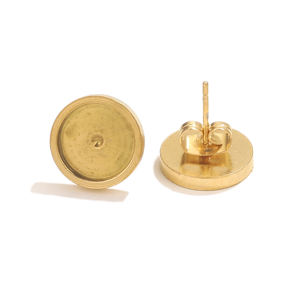 10pcs Stainless Steel Gold Ear - Resin Craft Projects บทวิจารณ์และราคา
