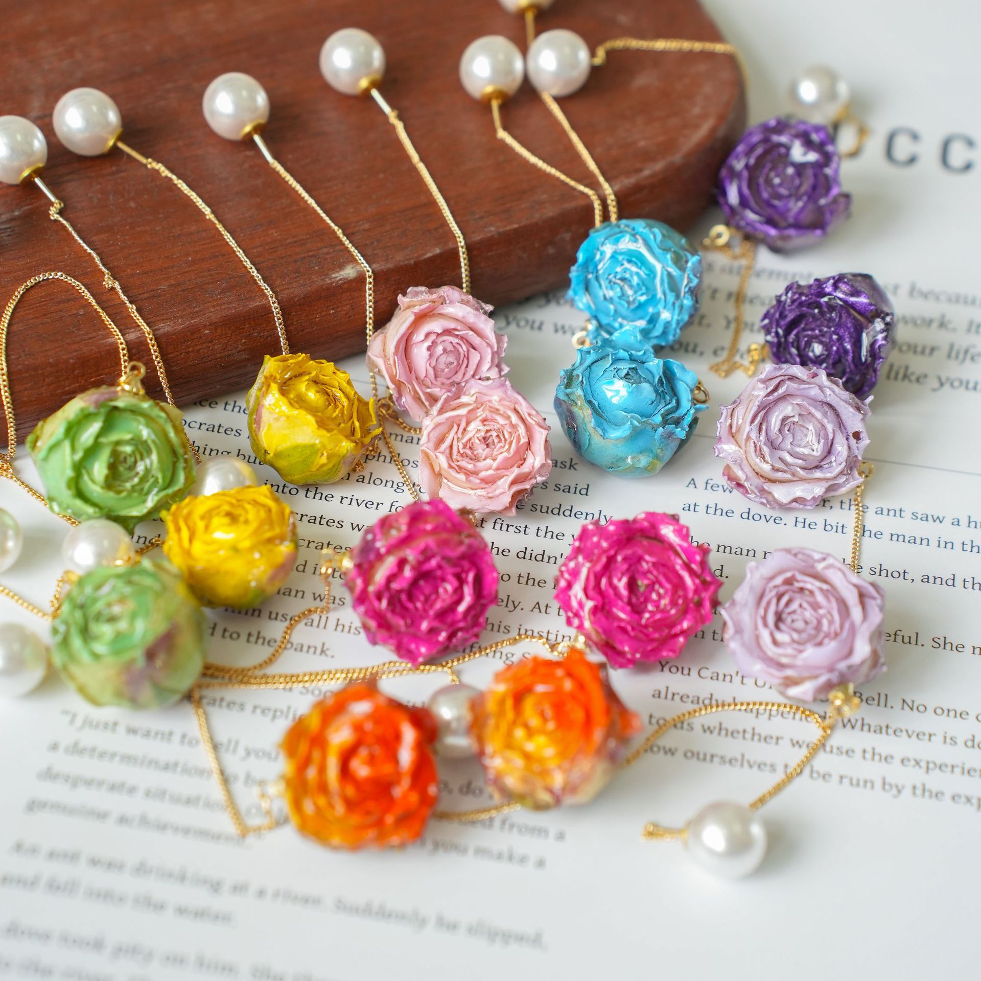 Preserved Rose Flower Series E - Flower Preservation Resin บทวิจารณ์และราคา