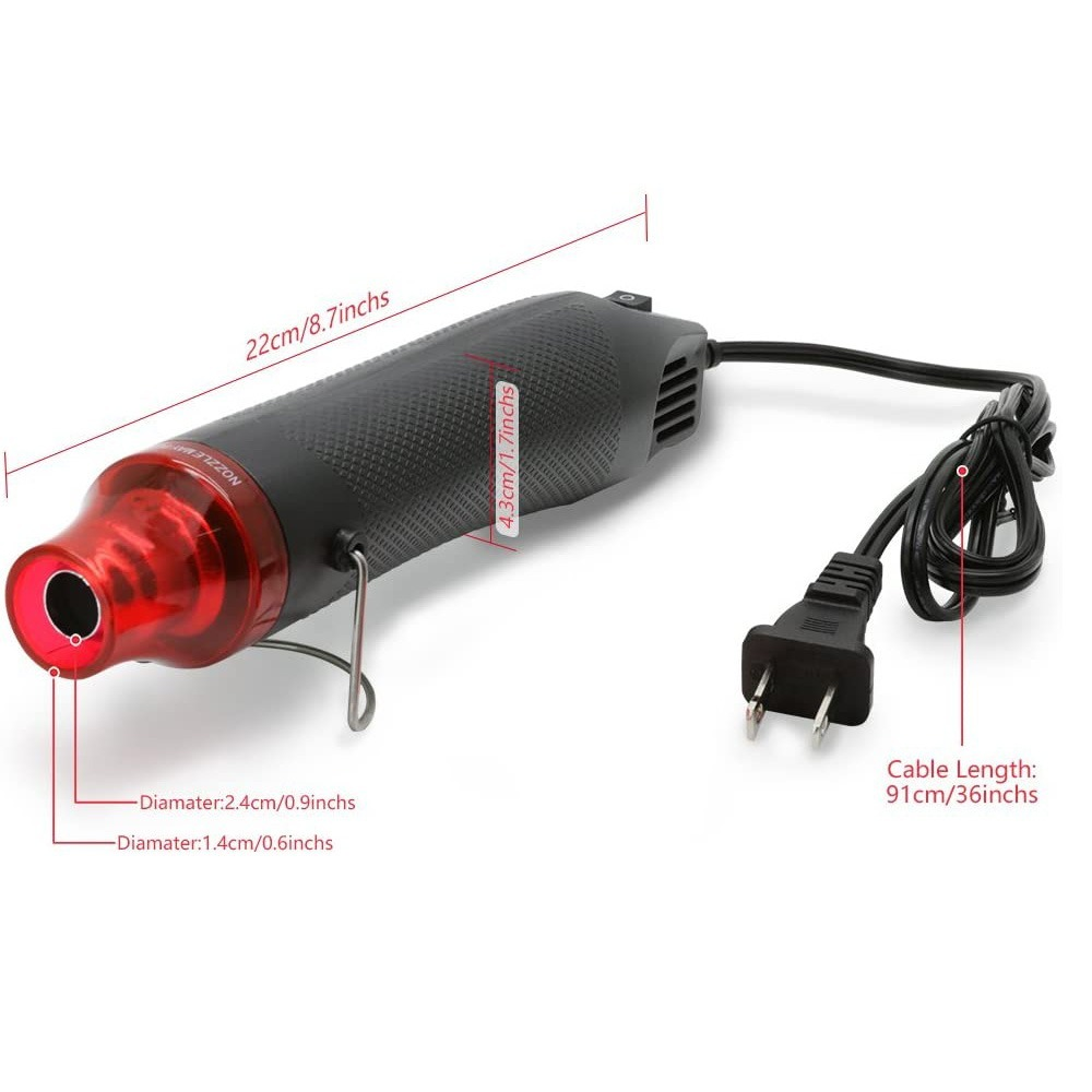300W Hot Air Gun Portable Mini - Heat Gun Small บทวิจารณ์และราคา